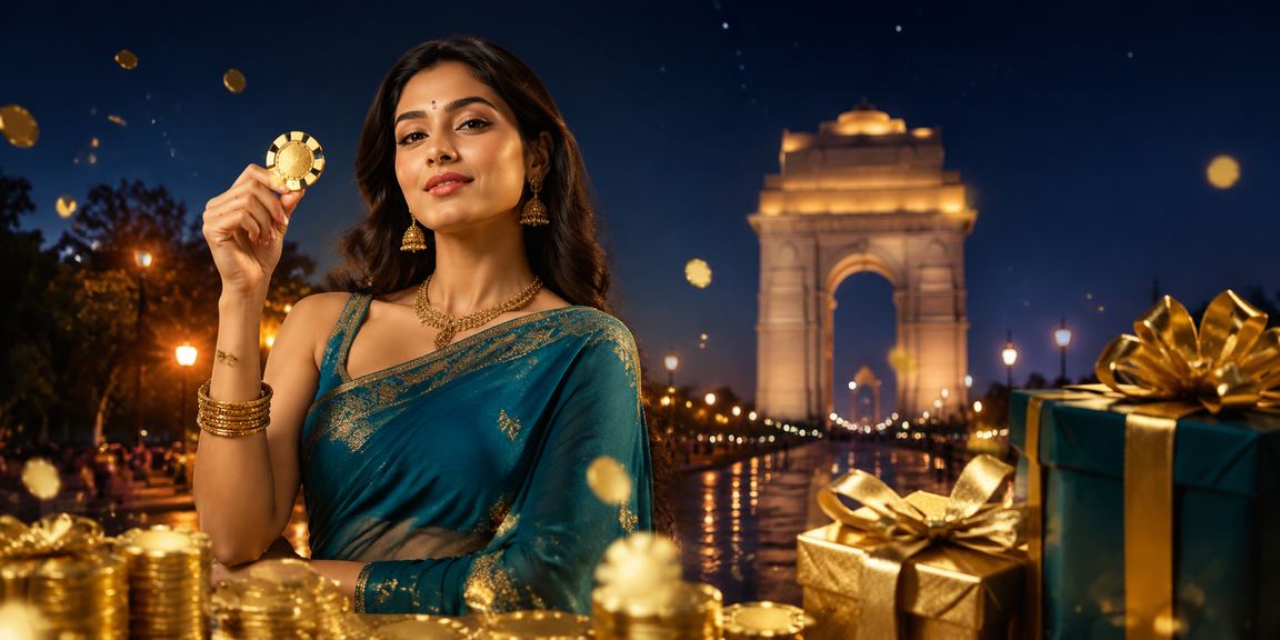 Indian woman playing lottery and Andar Bahar card game in Delhi